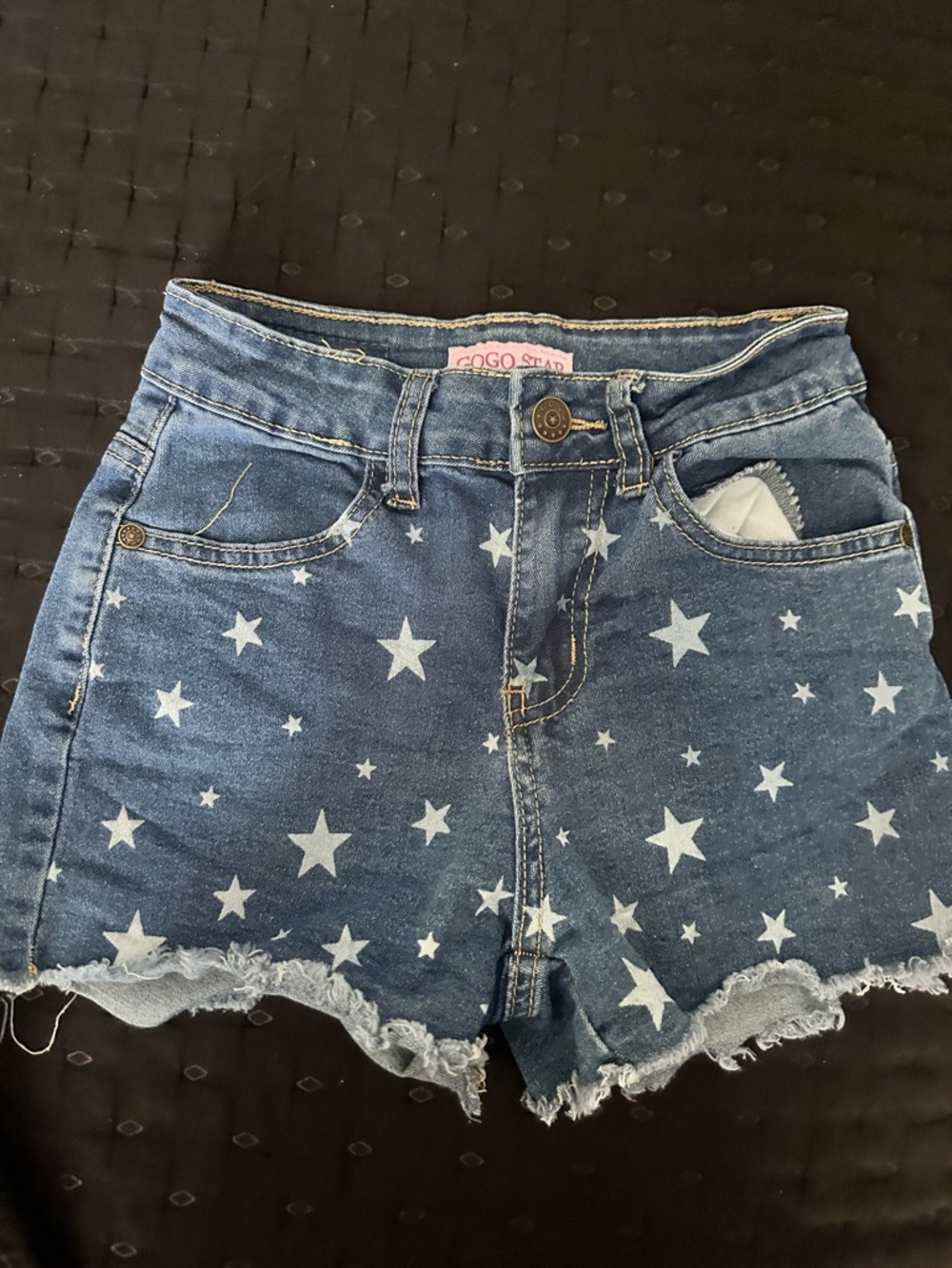 Old Navy Blue Star Denim Shorts